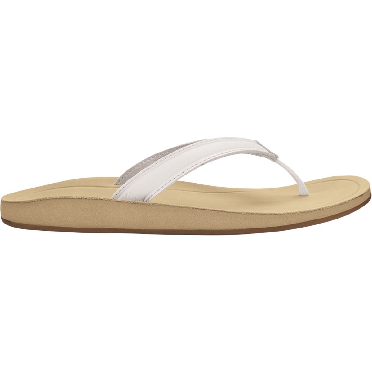 Olukai Southshore Flip Flop - Women's | Bright White/Warm Sand