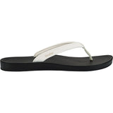Olukai Uiki Flip Flop - Women's | Bright White/Lava Rock