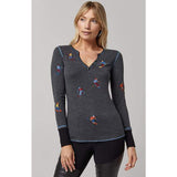 Alp N Rock Slope Henley  Womens  | Heather Black