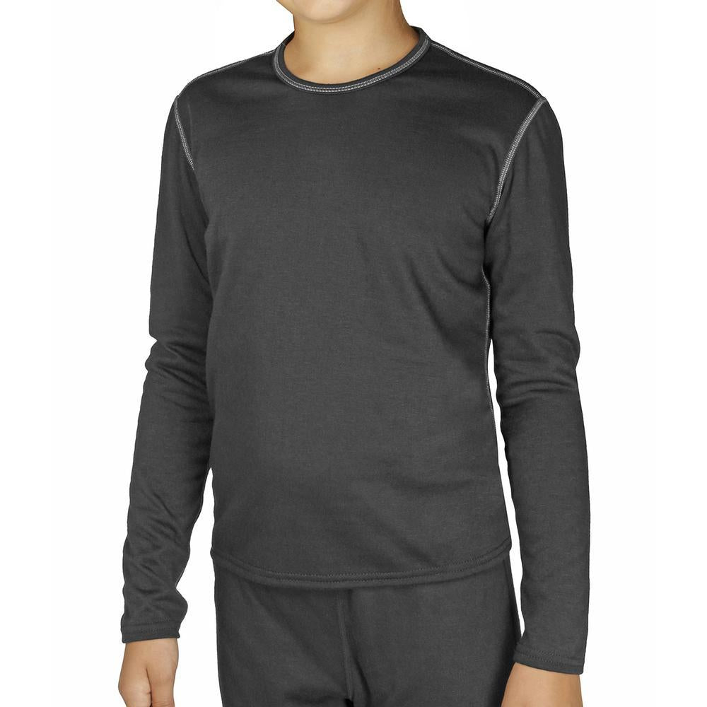 Hot Chillys Peppers Bi-Ply Baselayer Top - Kids'  | Black
