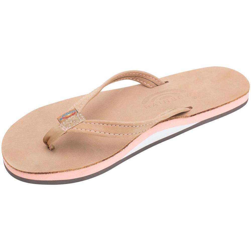 Rainbow The Tropics  Single Layer Sandal - Women's  | Melon