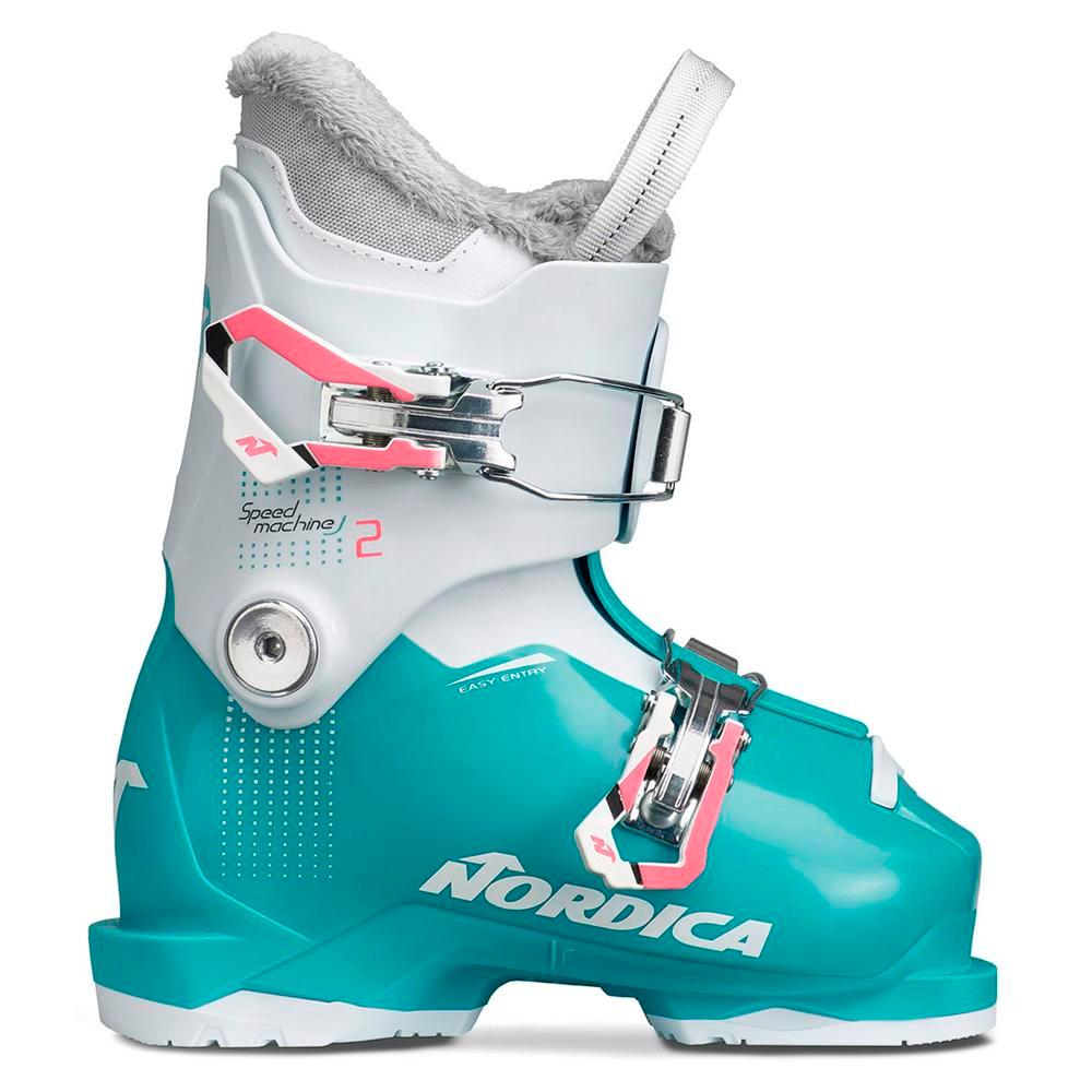 Nordica Speedmachine J2 Ski Boot - Girls'  | Blue/ White