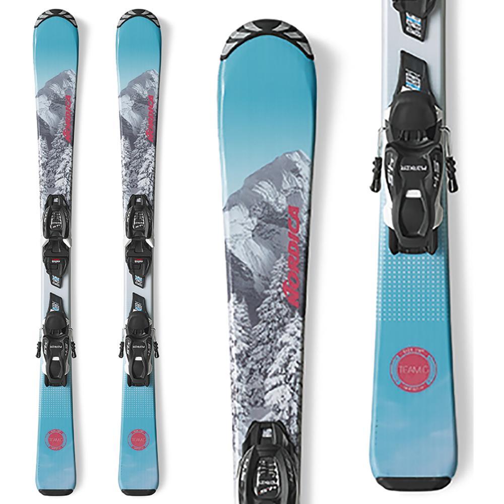 Nordica Team G Ski with FDT 4.5 Bindings - Kids'  | Teal