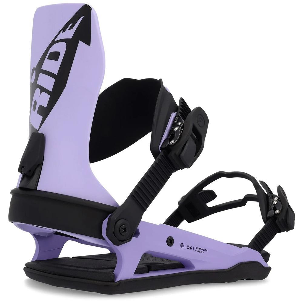 Ride C6 Snowboard Binding  | Digital Violet