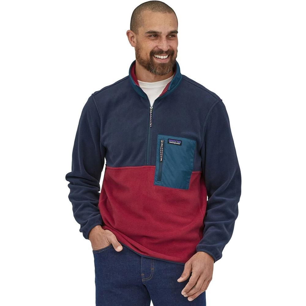 Patagonia Microdini 1/2-Zip Pullover - Men's  | Wax Red