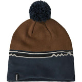 Patagonia Lightweight Powder Town Beanie  | Skyline Block: Shelter Brown