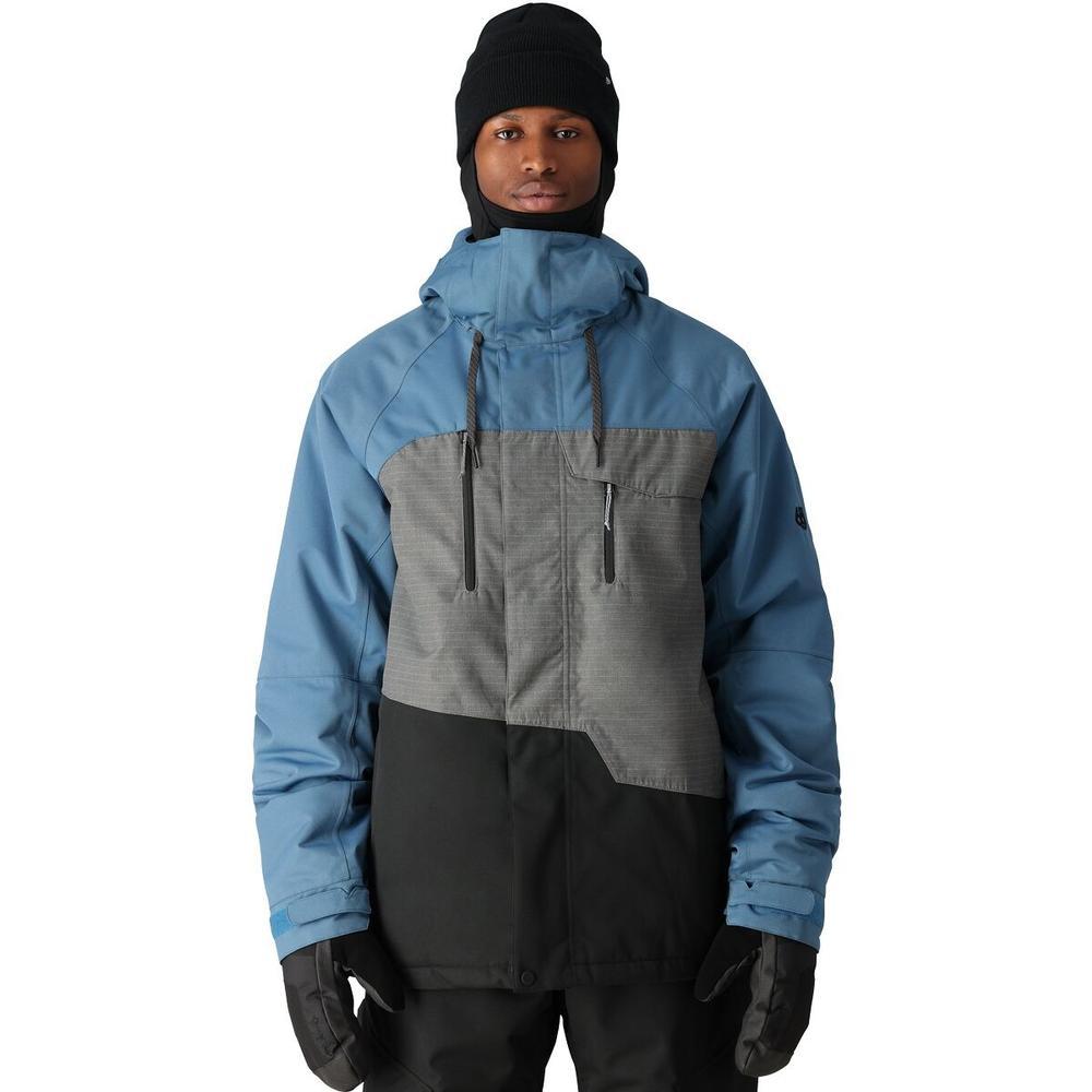 686 Geo Insulated Jacket - Men's  | Stellar Blue Colorblock