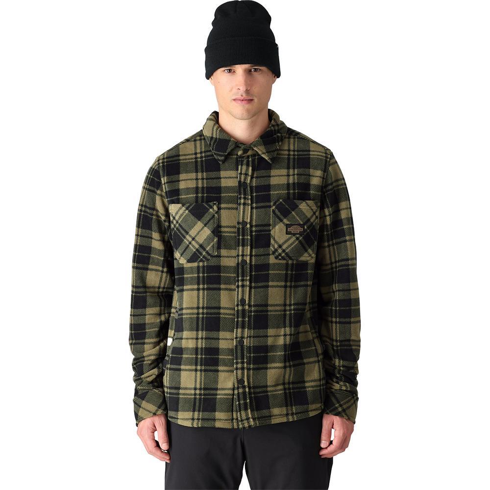 686 Sierra Fleece Flannel Shirt Jacket - Men's  | Sage Plaid