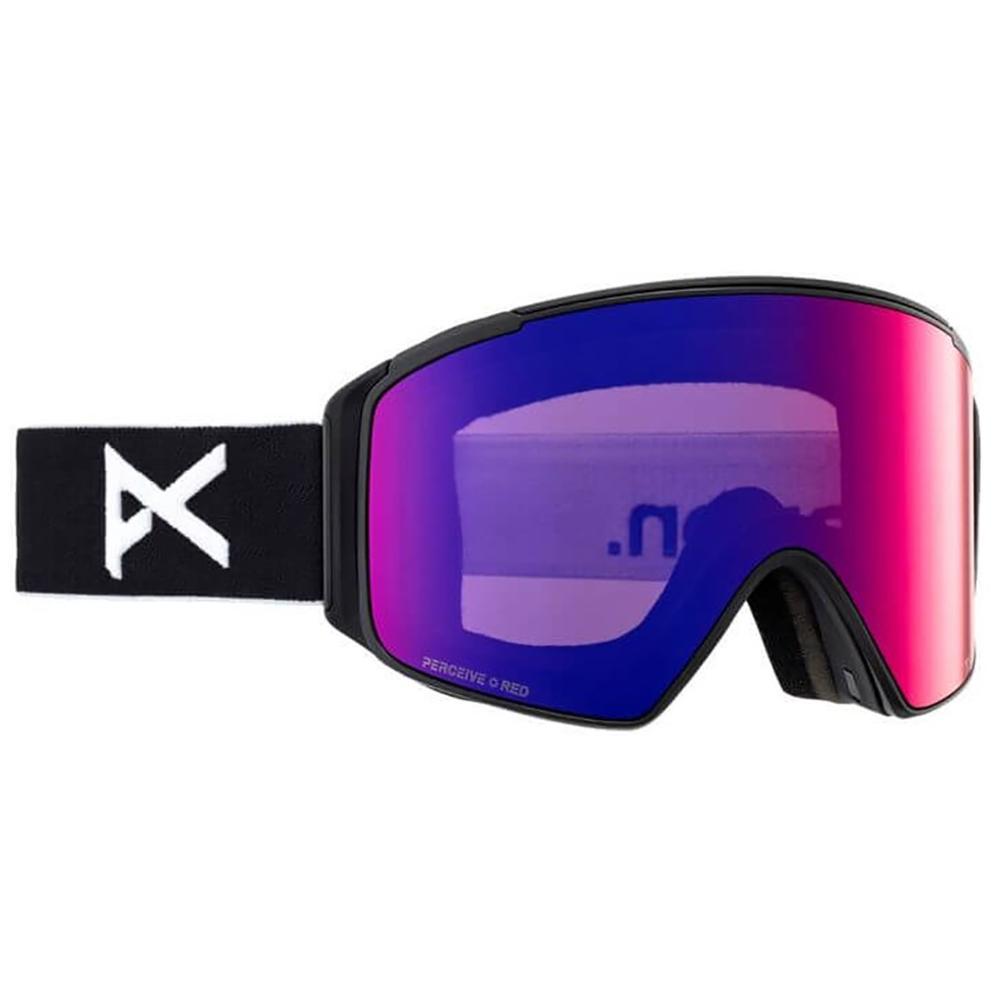 Anon M4S Cylindrical MFI Goggles  | Perceive Sunny Red/Black