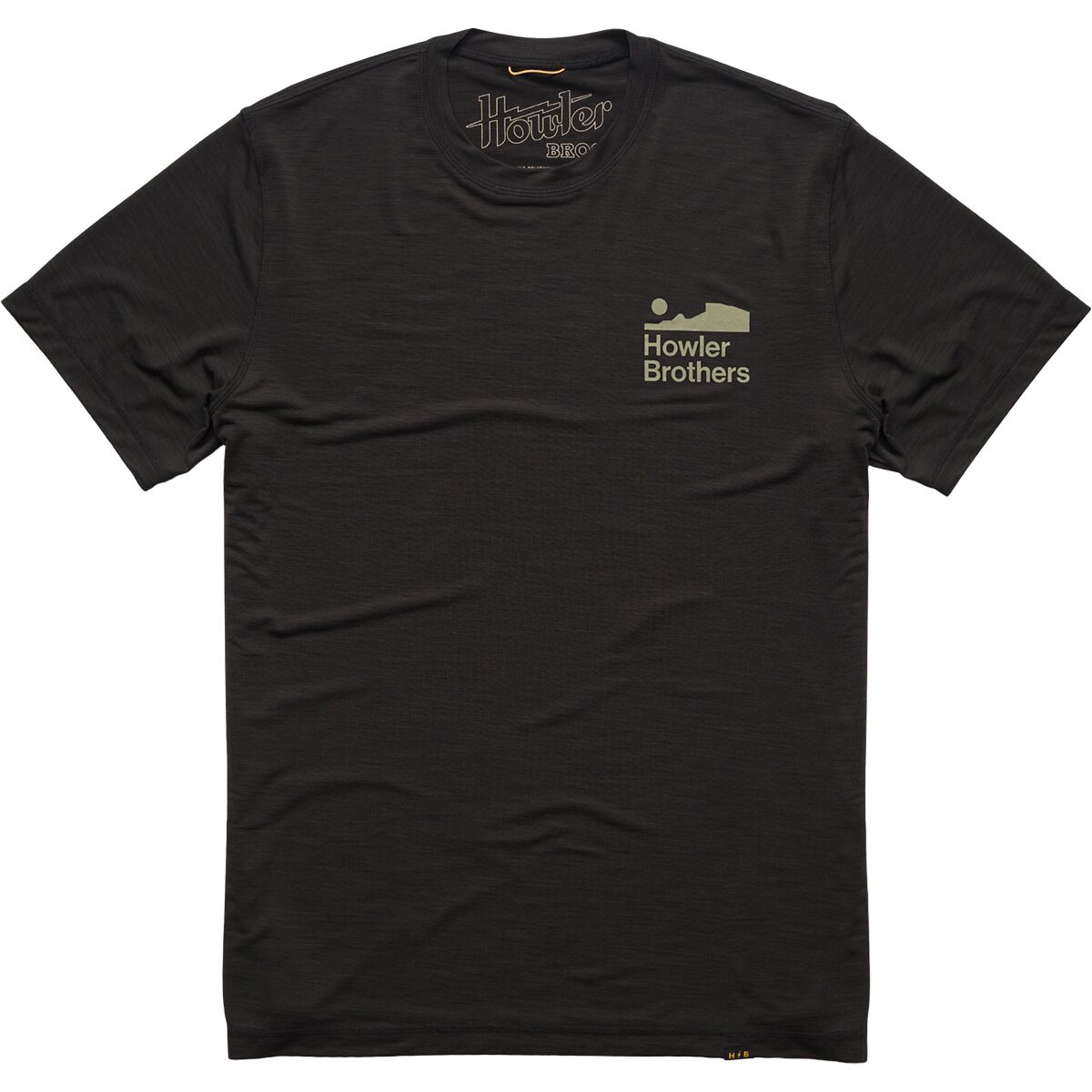 Howler Brothers HB Tech T -Shirt - Men's | Antique Black