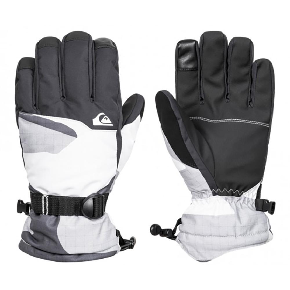Quiksilver Mission Insulated Glove - Men's  | Snow White Camo Power