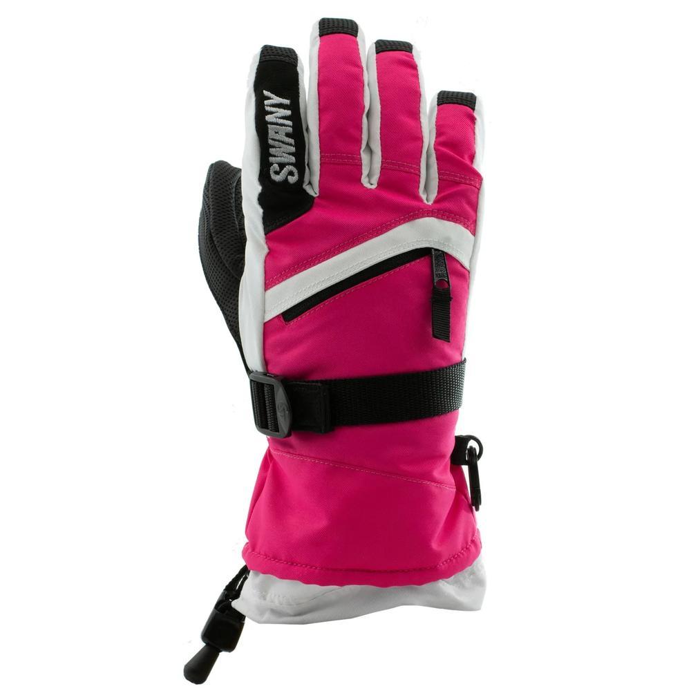 Swany X-Over Glove - Kids'  | White/Magenta