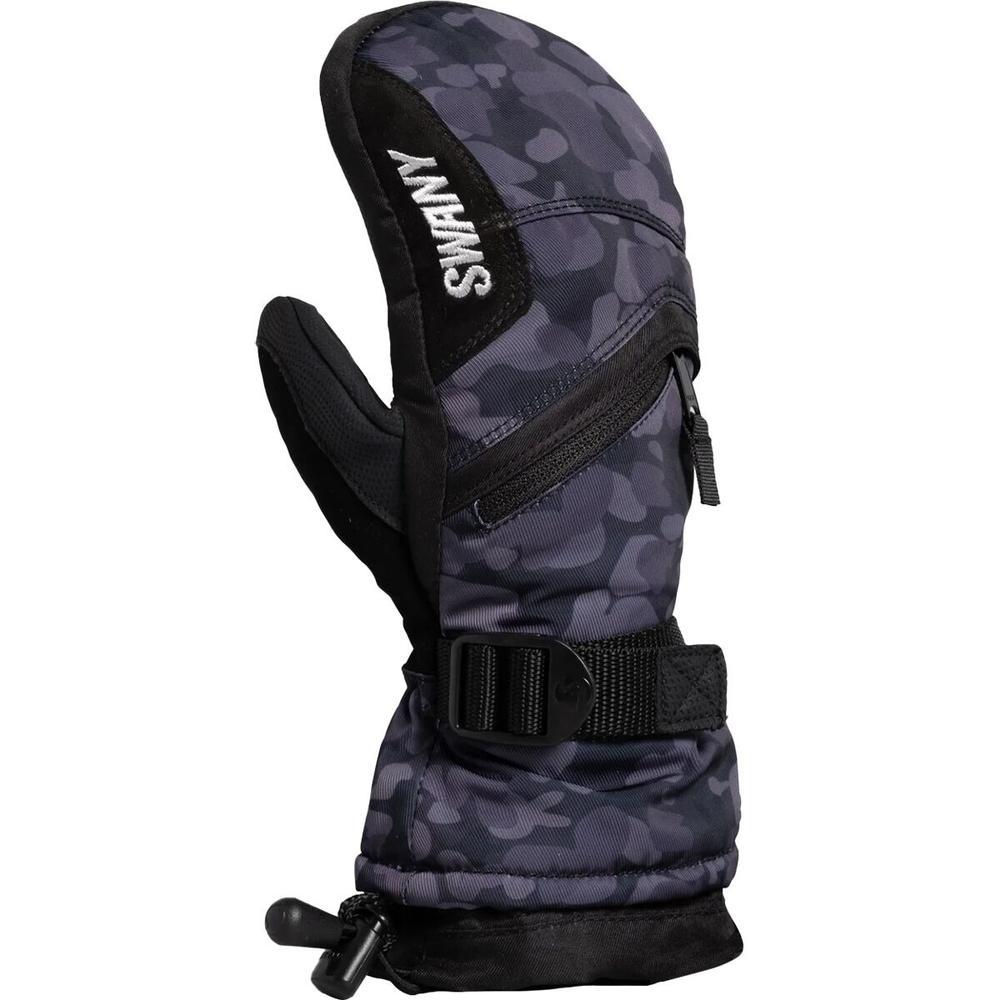 Swany X-Over Mitten - Kids' | Black Camo