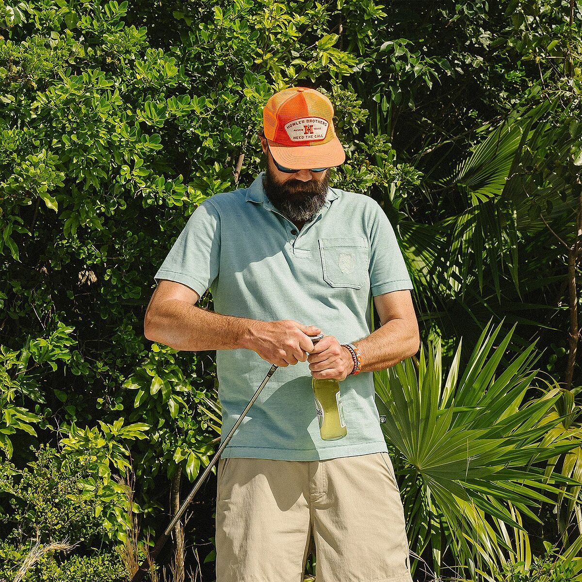 Howler Brothers Pilgrimage Polo - Men's | Riviera Blue
