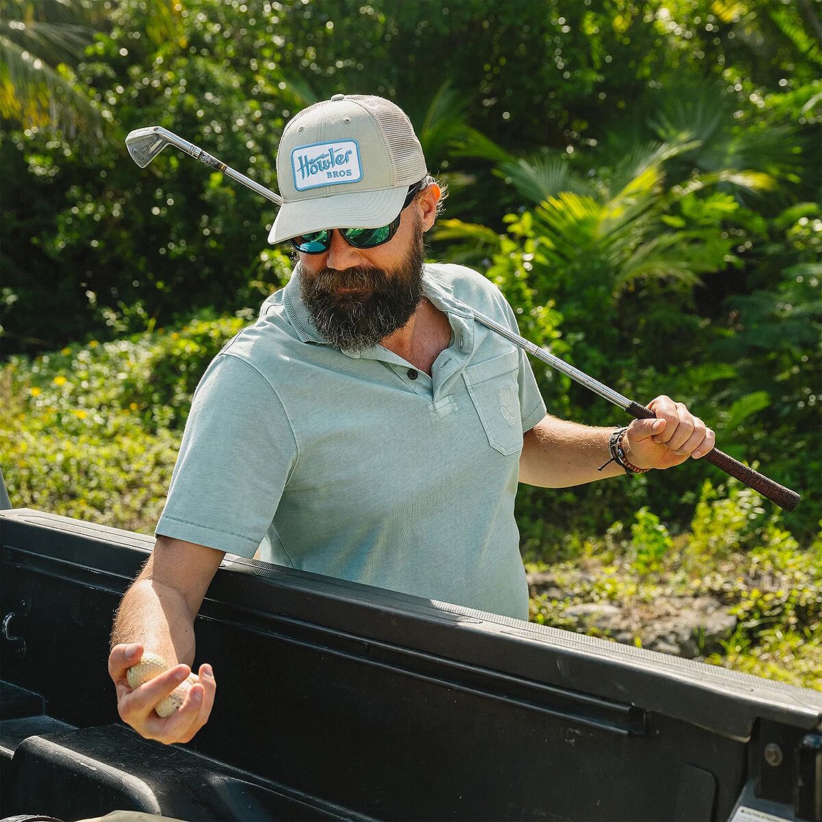 Howler Brothers Pilgrimage Polo - Men's | Riviera Blue