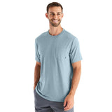Free Fly Bamboo Flex Pocket Tee - Men's  | Heather Tide