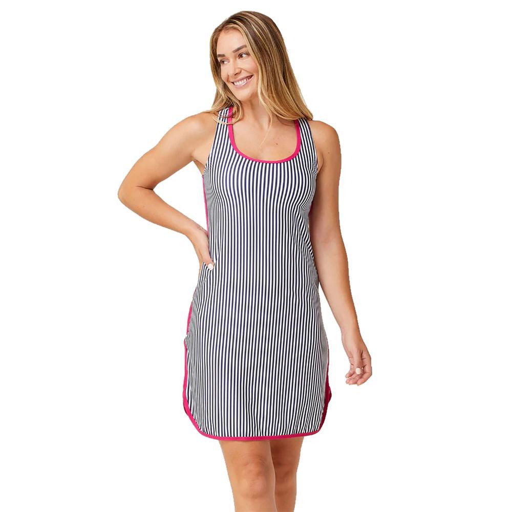 Krimson Klover Kai Dress - Women's  | Indigo Stripe