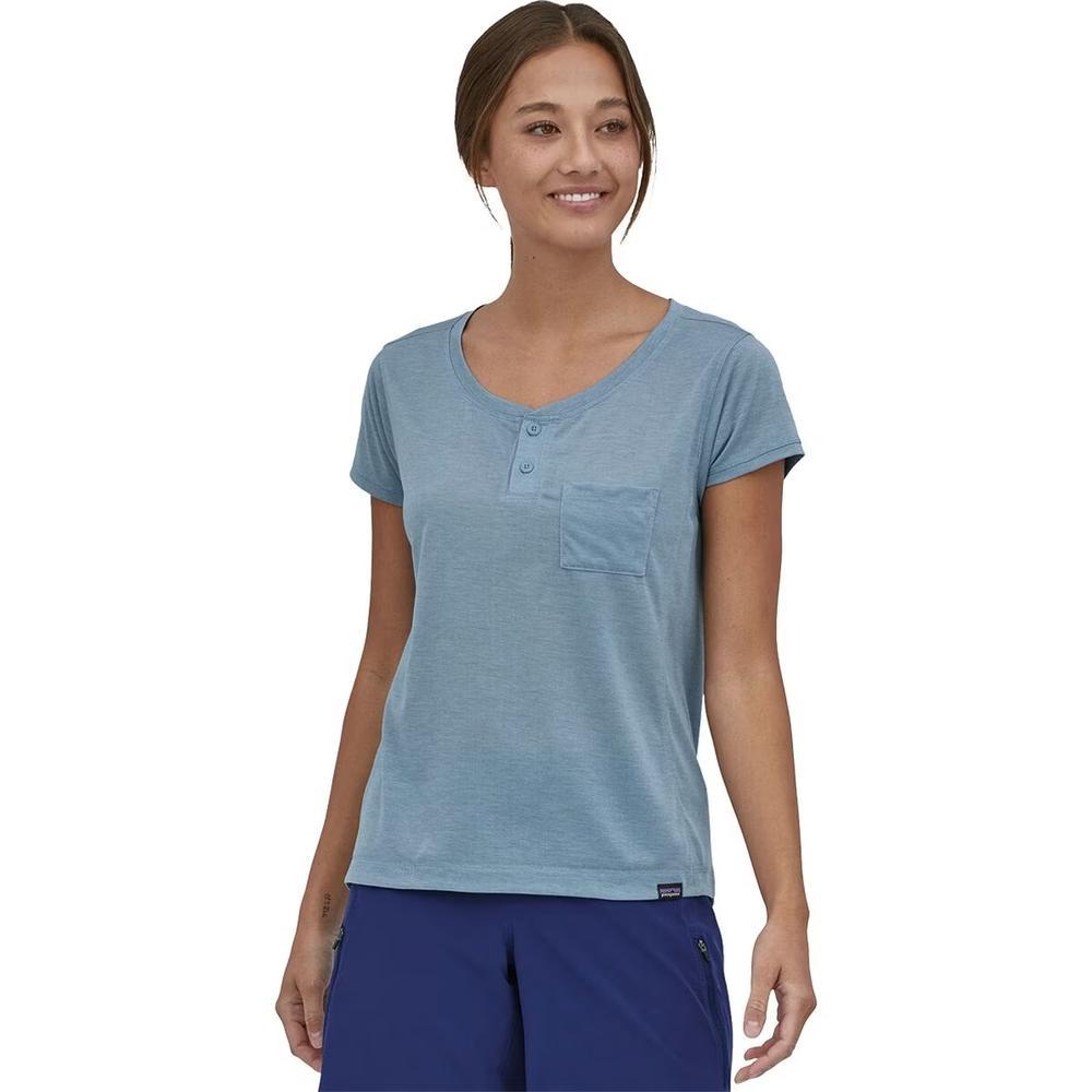 Patagonia Capilene Cool Trail Bike Henley - Women's  | Light Plume Grey