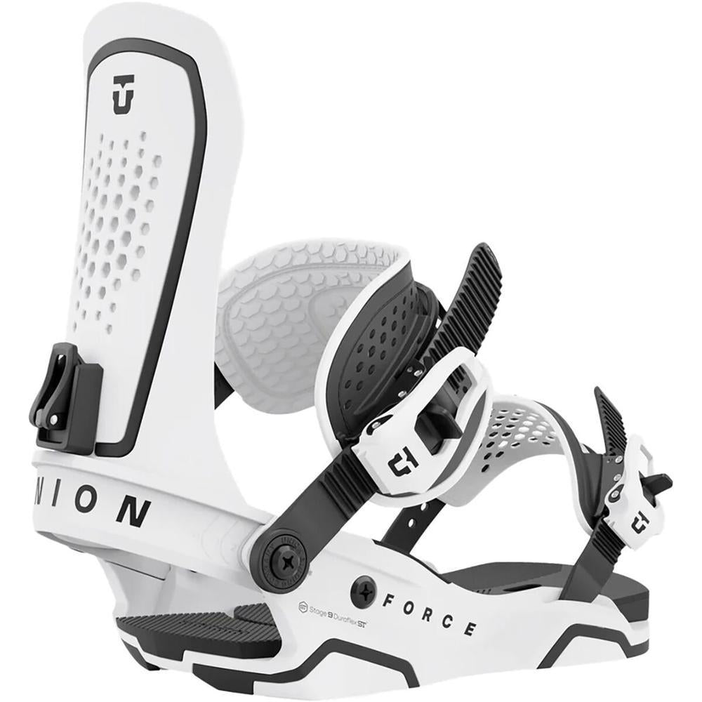 Union Force Snowboard Binding  | Classic White