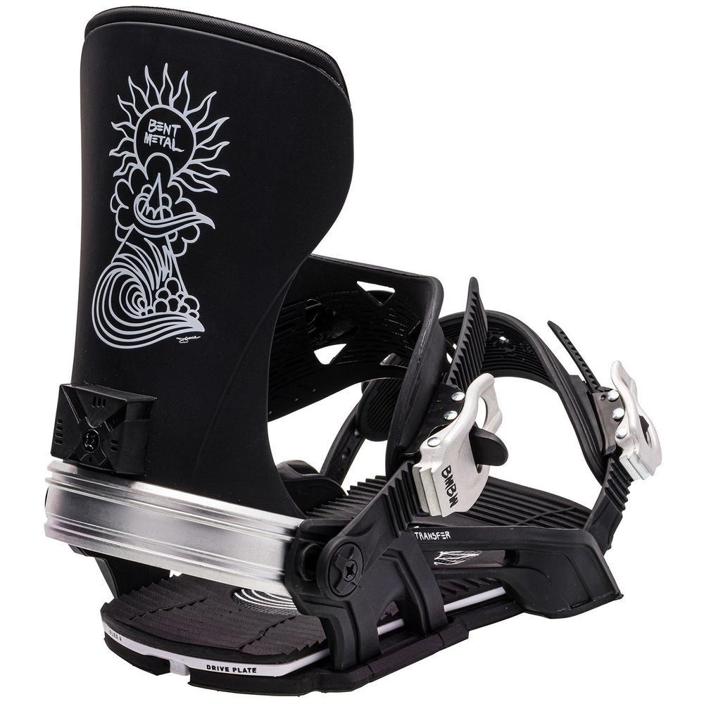 Bent Metal Transfer Snowboard Binding  | Black/Silver