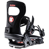 Bent Metal Joint Snowboard Binding  | Black