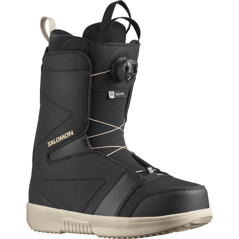 Salomon Faction BOA Snowboard Boot  | Black/Rainy Day