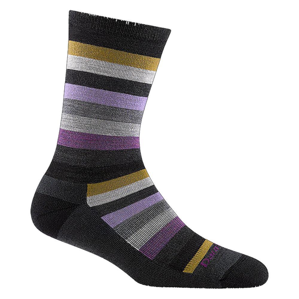 Darn Tough Mystic Stripe Crew Lightweight Sock - Women's  | Gray