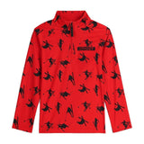Spyder Ski Day 1/2-Zip MidLayer - Boys'  | Volcano