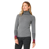 Krimson Klover Cleo Striped Turtleneck - Women's  | Charcoal