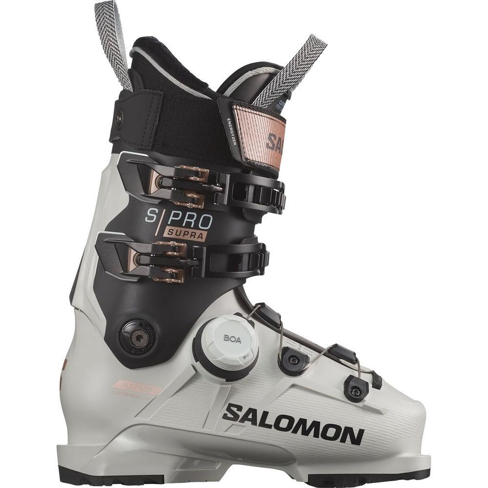 Salomon S/Pro Supra Boa 105 GW Ski Boot - Women's  | Grey Aurora/Black/Pink Gold