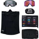 Anon M4S Cylindrical MFI Goggles  | Smoke/ Sunny Onyx