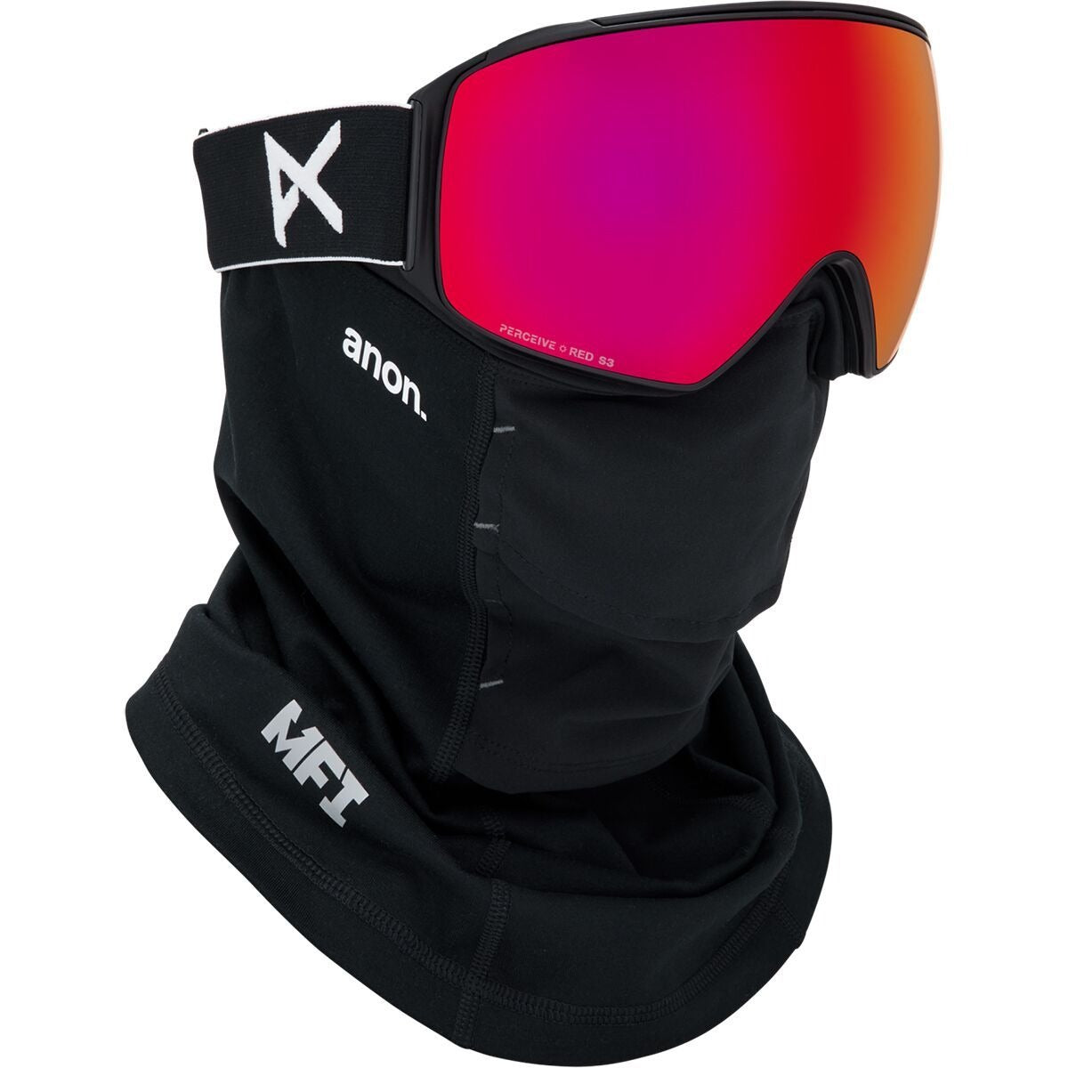 Anon M4S MFI Toric Goggles  | Black/Perceive Sunny Red