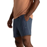 Free Fly Active Breeze Lined 5.5in Short - Men's  | Blue Dusk II
