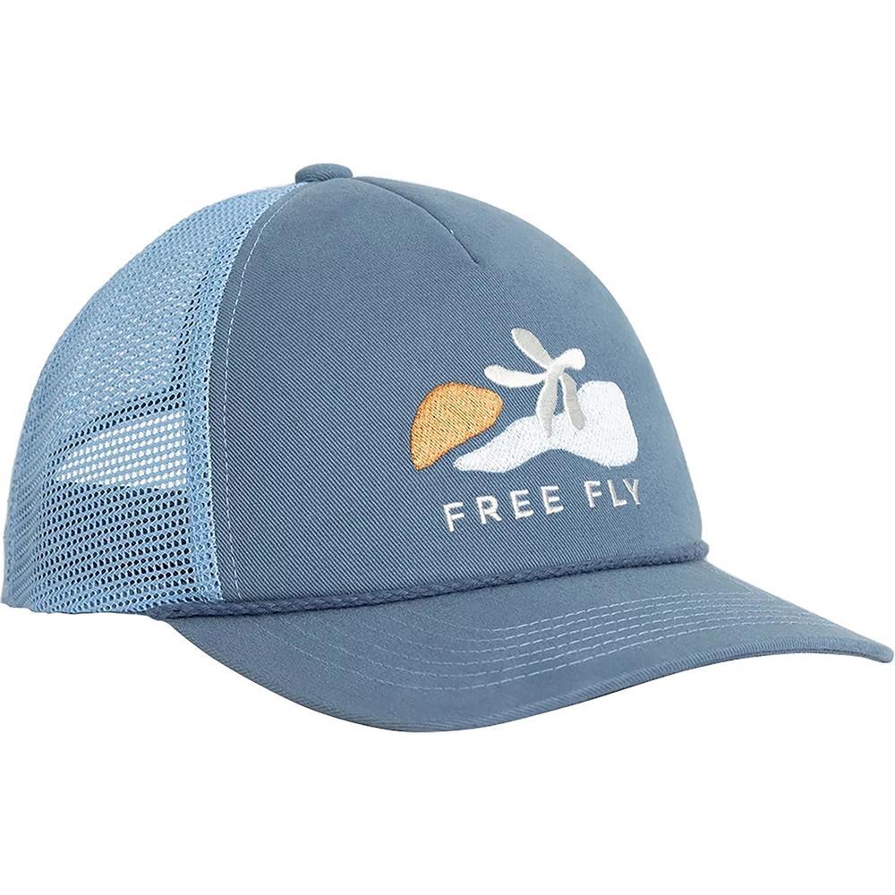 Free Fly Coral Trucker Hat - Women's  | Blue Fog