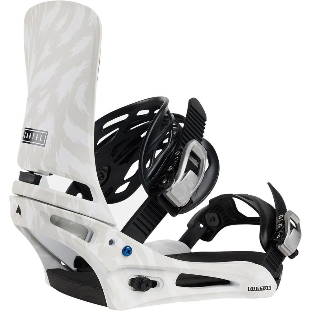 Burton Cartel Re:Flex Snowboard Binding  | Gray/White