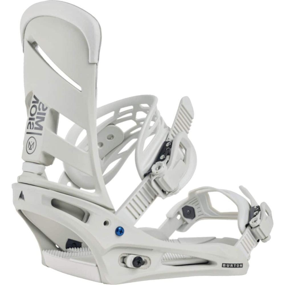 Burton Mission Re:Flex Snowboard Binding  | Gray Cloud