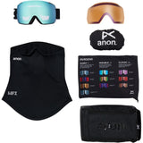 Anon M5 Goggles + MFI Mask | Black/Perceive Variable Blue