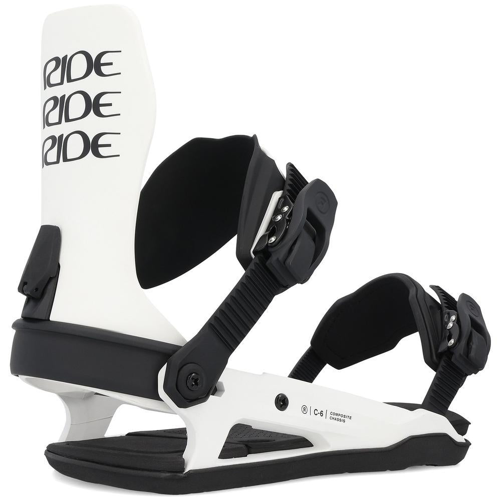 Ride C6 Snowboard Binding  | White