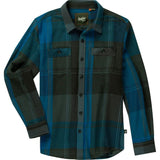 Howler Brothers Rodanthe Flannel Shirt - Men's  | Killian Plaid: Blue Streak