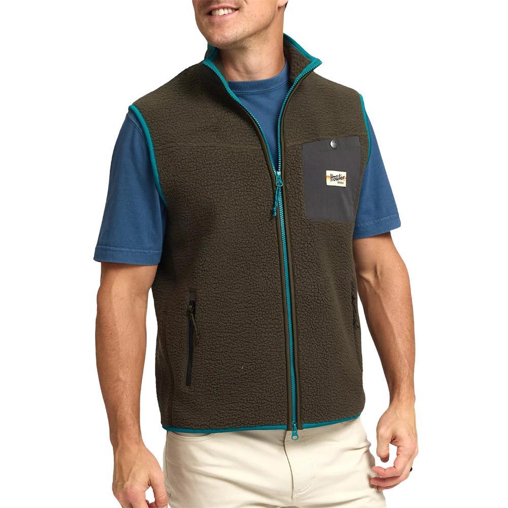 Howler Brothers Chisos Fleece Vest - Men's  | Fatigue