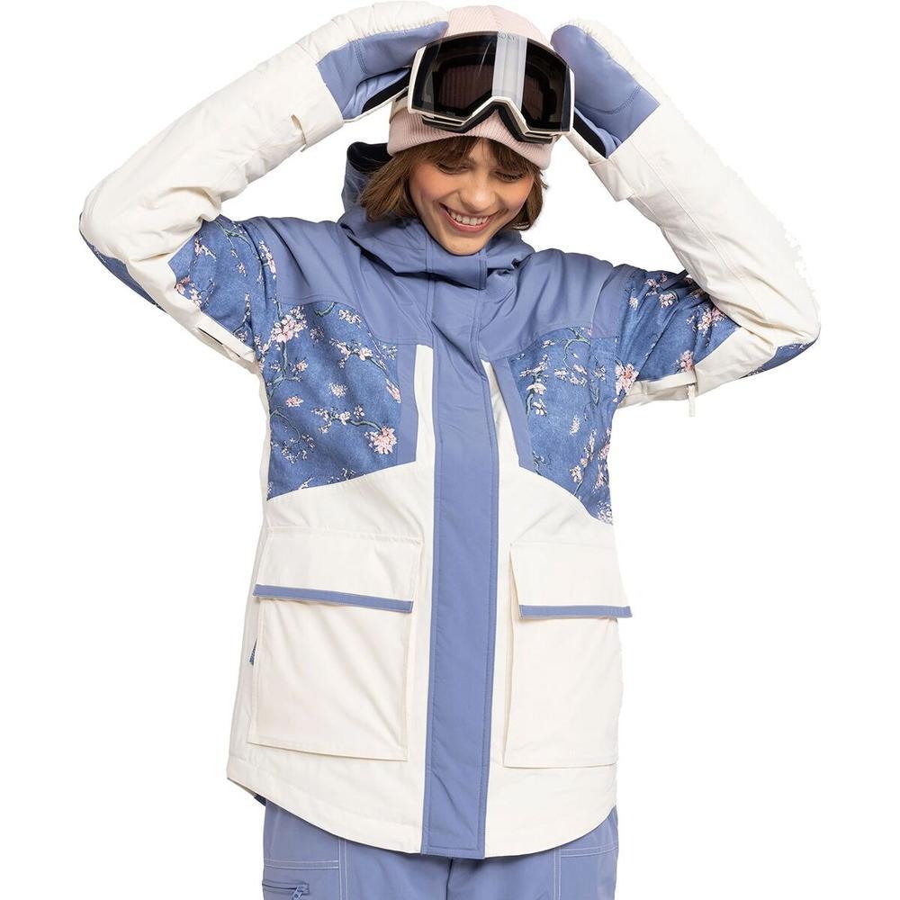 Roxy Chloe Kim Parka Snow Jacket - Women's  | Wild Wind Chloe Blossom