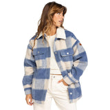 Roxy Passage of Time Shacket - Women's  | Parchement Be Bold Plaid