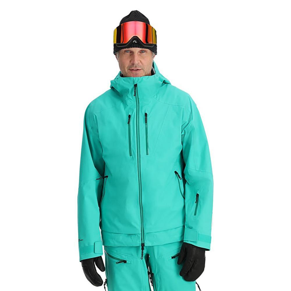 Spyder Sanction Shell Jacket - Men's | Teal Green – Ski Country Sports