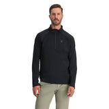 Spyder Gridweb Half Zip Fleece - Men's  | Black