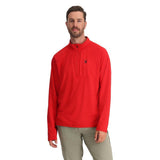 Spyder Gridweb Half Zip Fleece - Men's  | Spyder Red