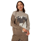 Alp N Rock Portia Mock Neck Sweater  Womens  | Heather Stone