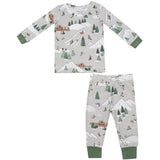 Angel Dear Loungewear Set  Toddler  | Winter Fun Skiers
