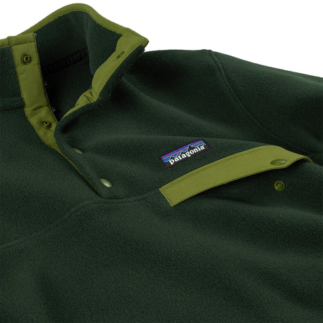 Patagonia Lightweight Synchilla Snap-T Fleece Pullover - Men's  | Old Growth Green