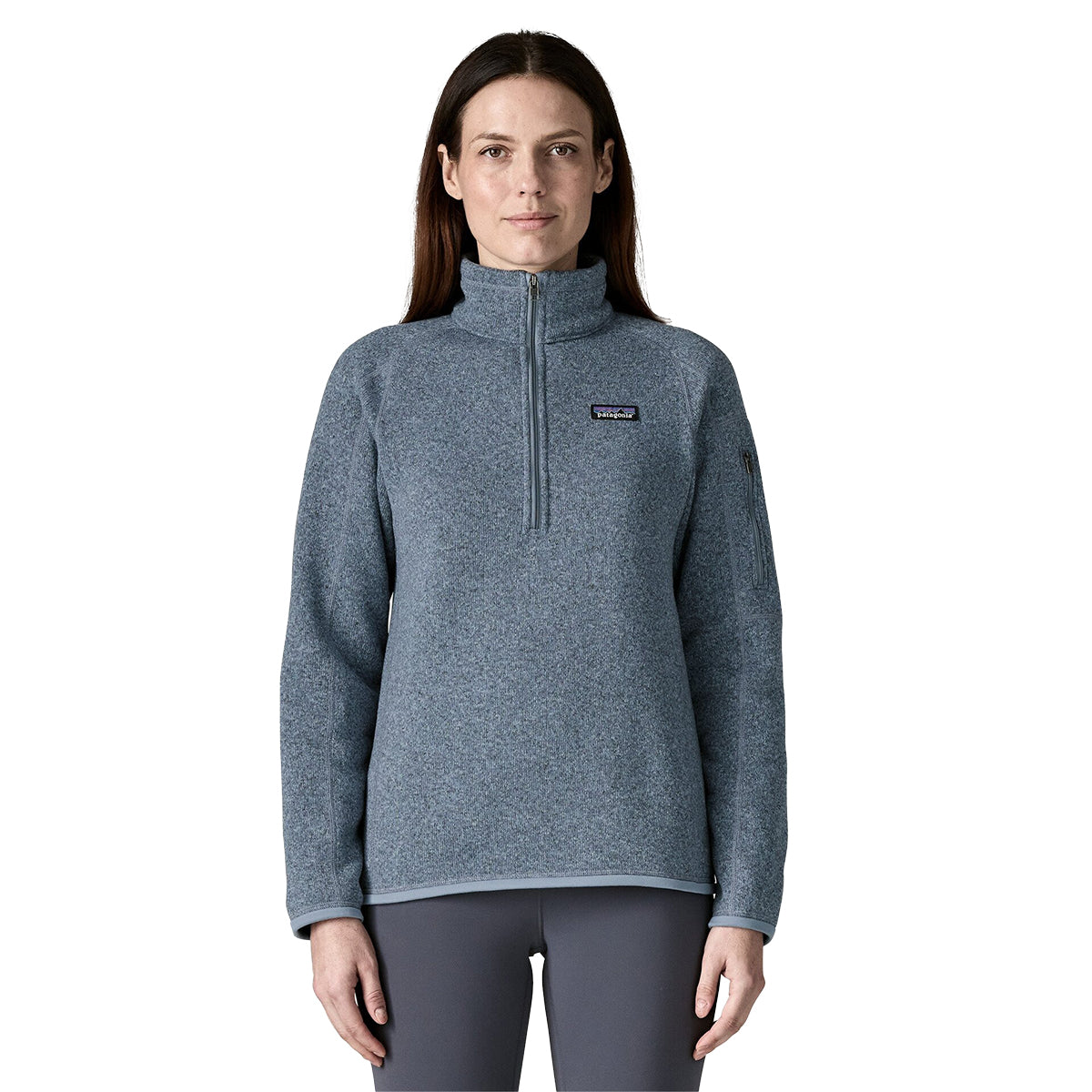 Patagonia Better Sweater 1/4 Zip Fleece Jacket - Women's  | Barnacle Blue