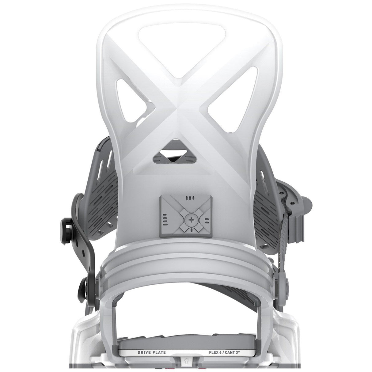 Bent Metal Anvil Snowboard Binding - 2026 | White/Grey